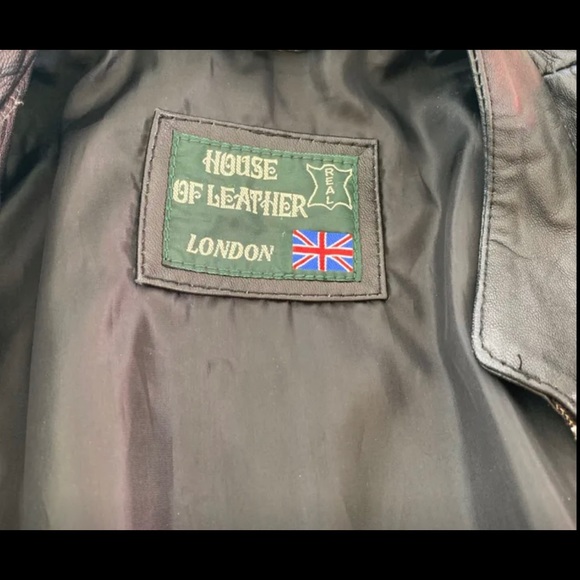 Military style genuine leather jacket - Picture 3 of 6